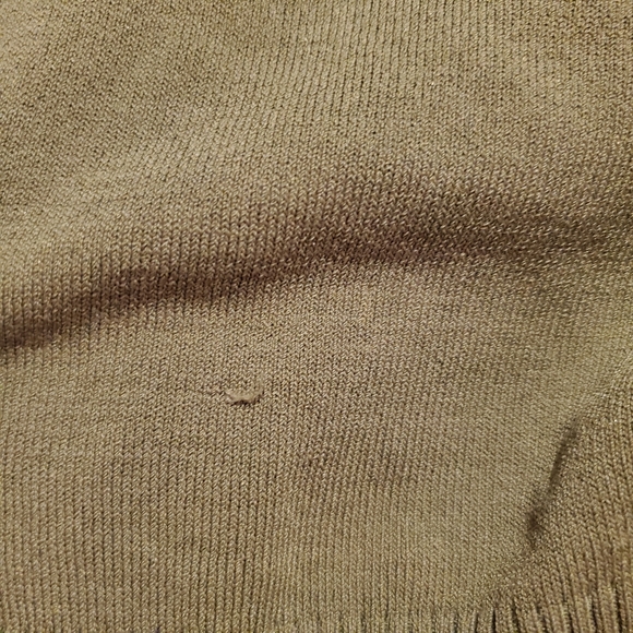 Olive & Brown Argyle Short Collared Top - Picture 7 of 8